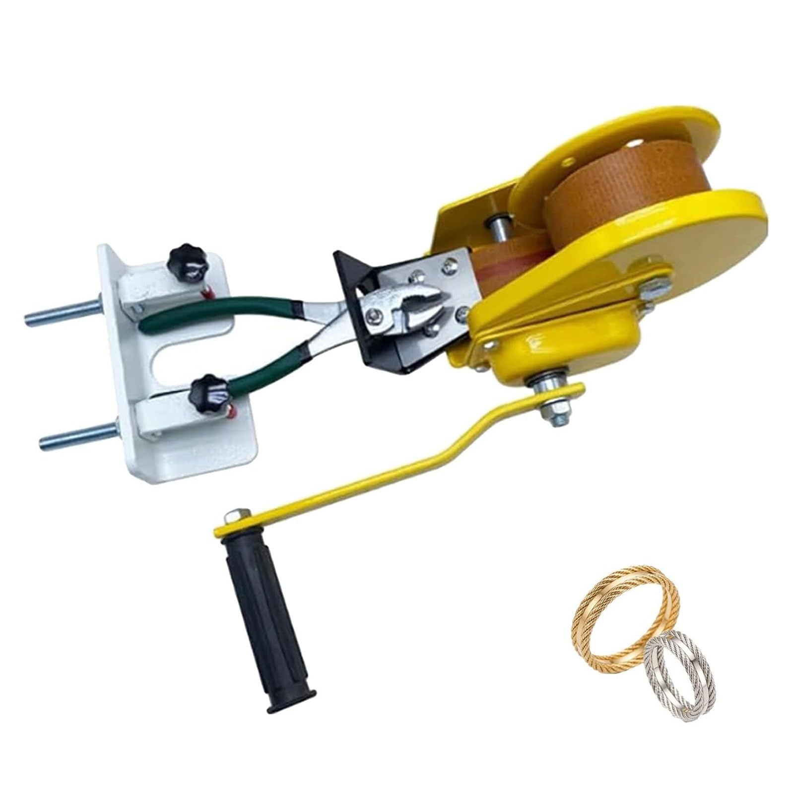 XNZJHPP Jewelry Wire Drawing Tool Set - Stretchable 120cm Manual Pulling Machine with Pliers & Holder for DIY Earrings, Bracelets, and Fine Jewelry Crafting