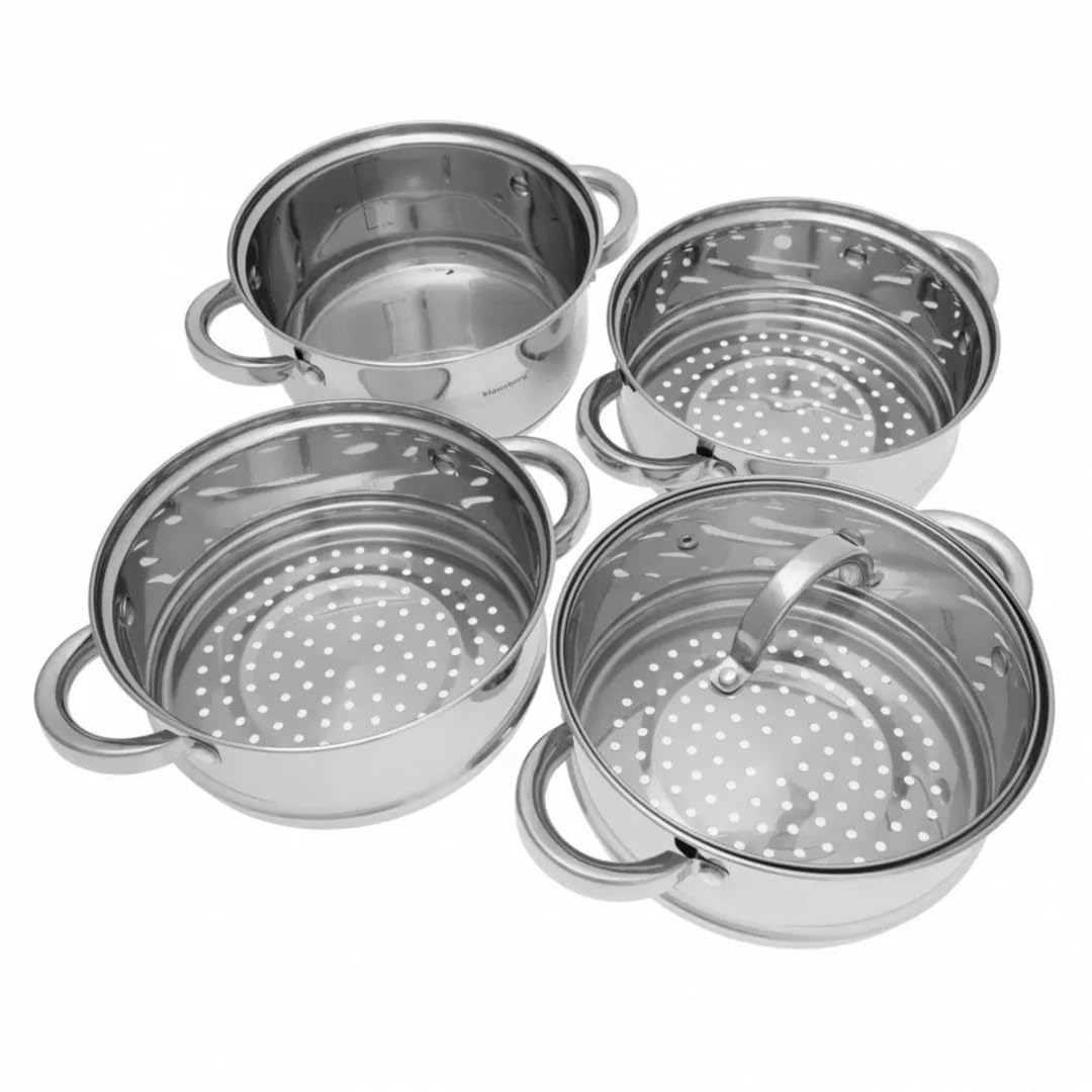 PENTOLA A VAPORE KLAUSBERG 3 ELEMENTI. 18 cm KB-7135