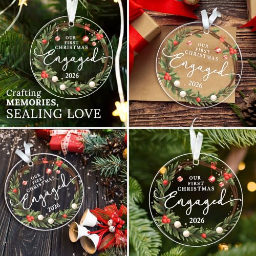 HEXMOZ Engagement Ornament 2026 - Engagement Gifts for Couples, Women, Her - Image 3