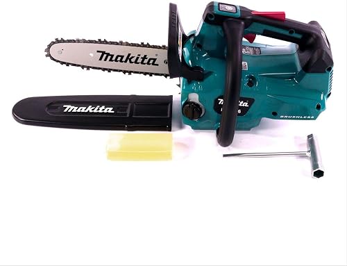 Makita DUC256Z - Sierra de cadena 18vx2 lxt 25cm bl, Nero - 4