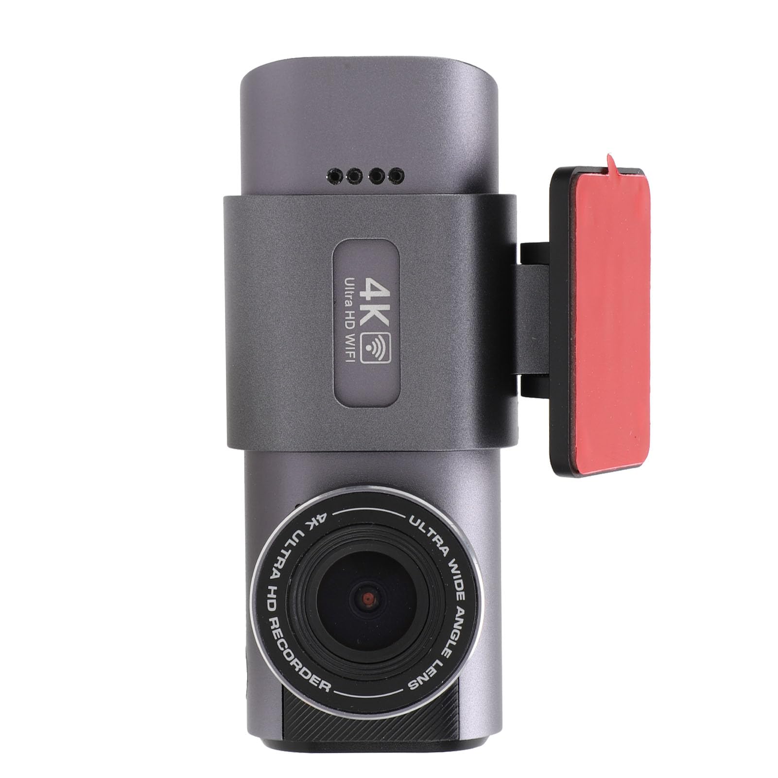 Cámara de Salpicadero Delantera y Trasera, Sensor G, Modo de Estacionamiento, Grabación en Bucle, Grabadora de Conducción Frontal 4K Trasera 1080P HD con Control por Aplicación