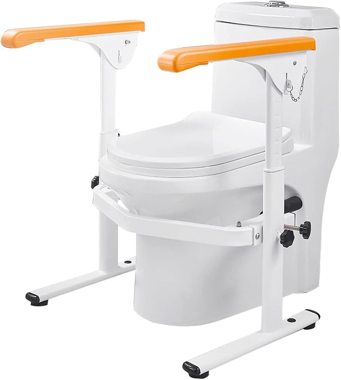 ポータブルトイレ 座楽 ラフィーネ 脱臭ソフト便座タイプ 傾斜脚付き