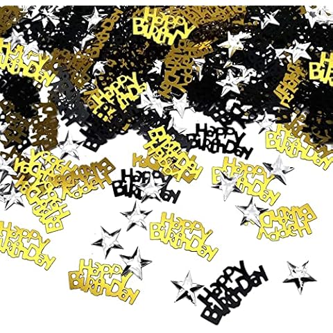 Confeti de Cumpleaños Dorado Cover