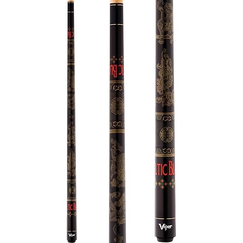 Viper Underground 58" 2-Piece Billiard/Pool Cue, Celtic Blood