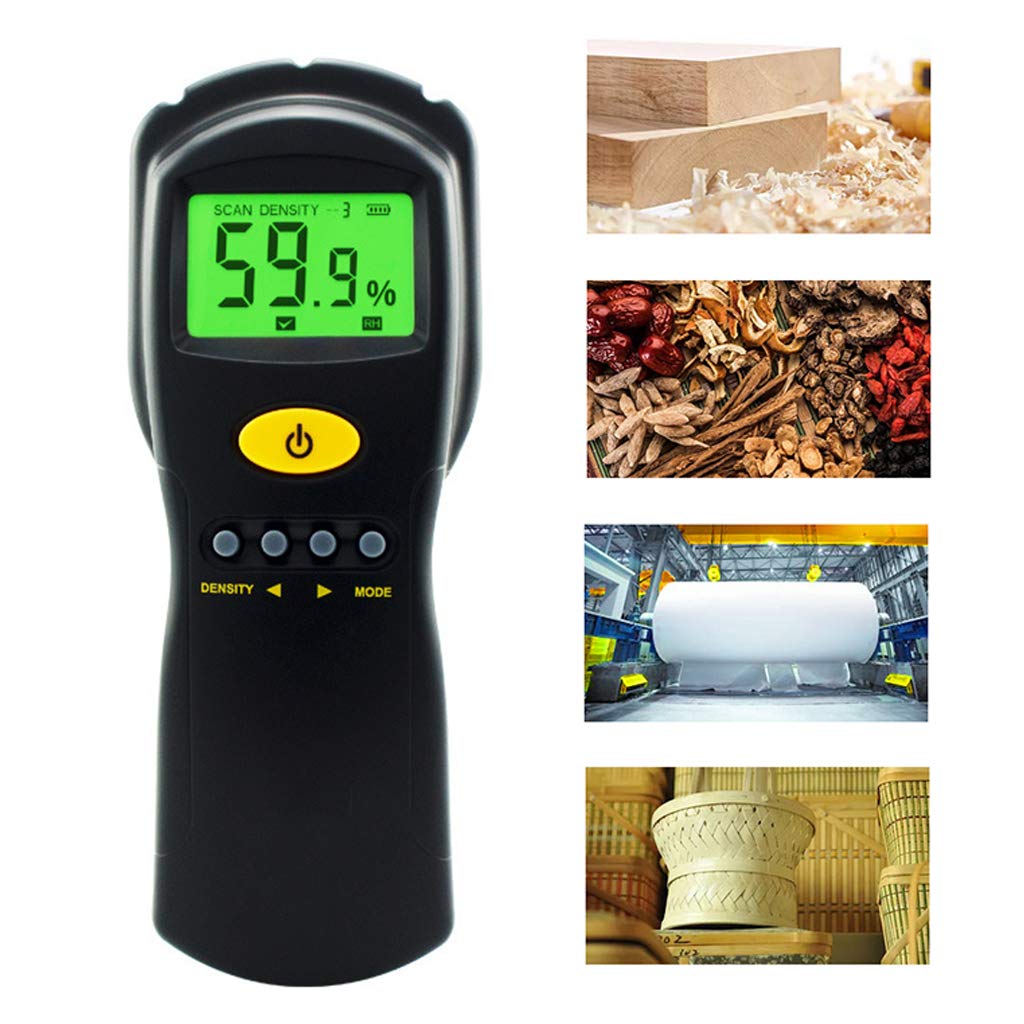 Digital Wood Moisture Meter Concrete Paper Humidity Tester Hygrometer Detector