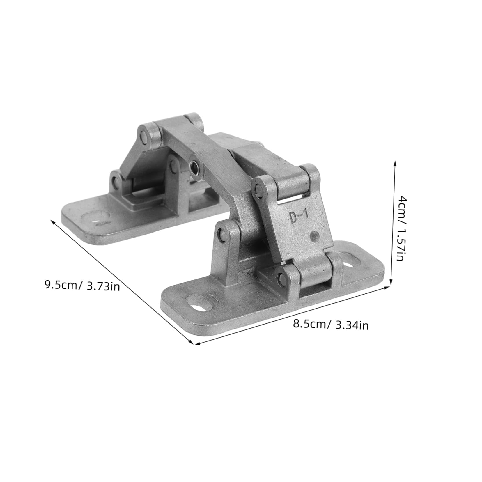 TEHAUX 4 Piezas Bisagras Invisibles Inoxidable de Alta Resistencia para Puertas y Equipos de Seguridad Instalación Simplificada y Diseño Elegante