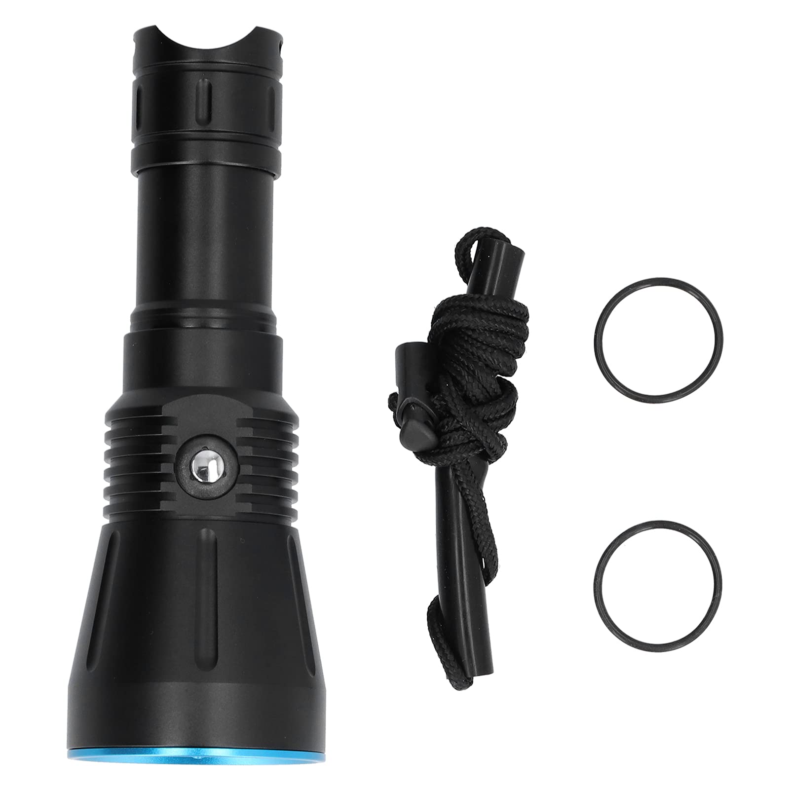 lyrlody Torcia Subacquea XHP70 Torcia Subacquea in Lega di Alluminio 10000LM IP68 Impermeabile 150 M 5 modalità Indicatore di Alimentazione per Pesca Campeggio