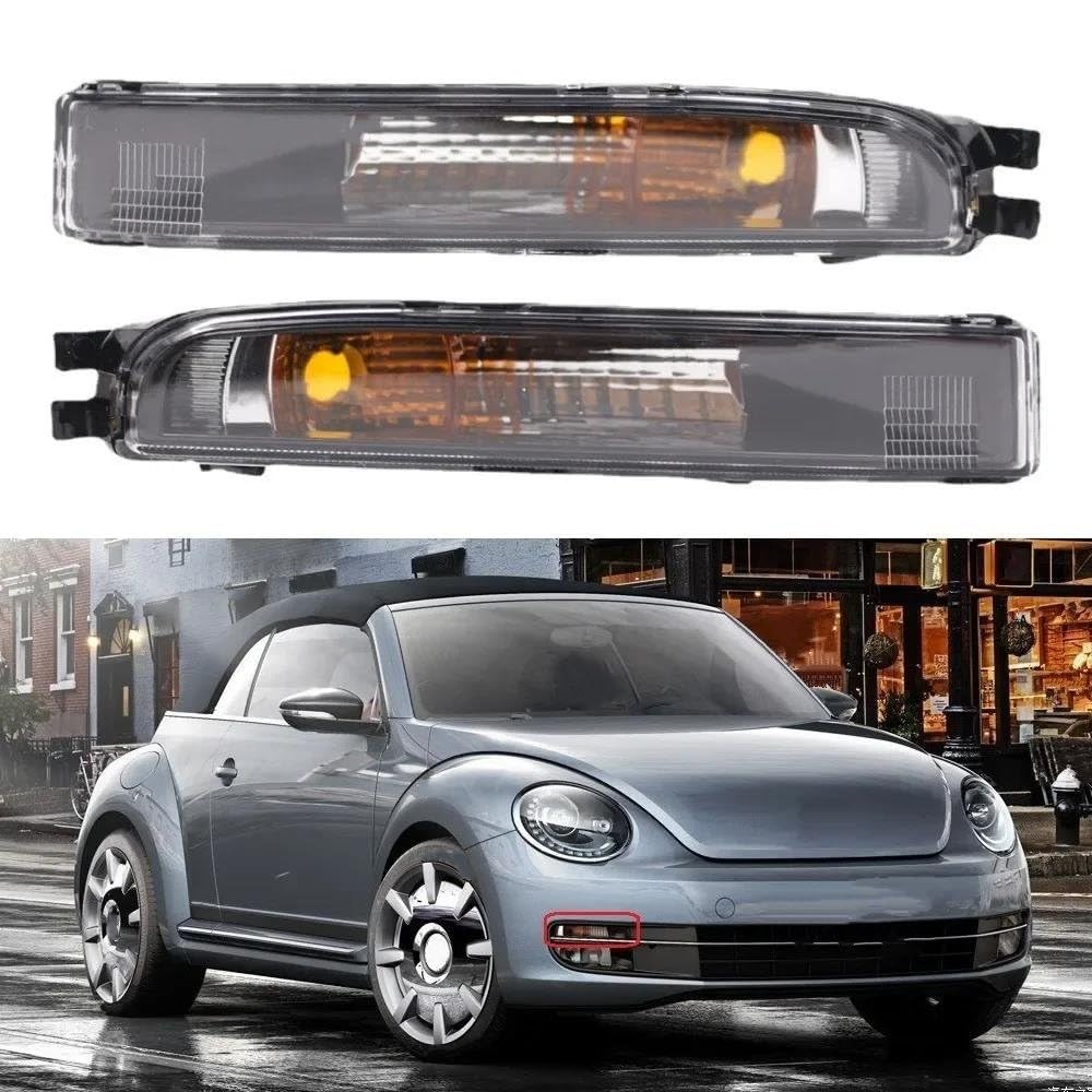 IBNA Gruppi indicatori di direzione automobilistici Per VW Per Beetle Cabrio 2012-2019 Paraurti Anteriore Indicatori Direzione Copertura Luce Senza Lampadine Lampada Marcia Diurna 5C5953041 5C5953042