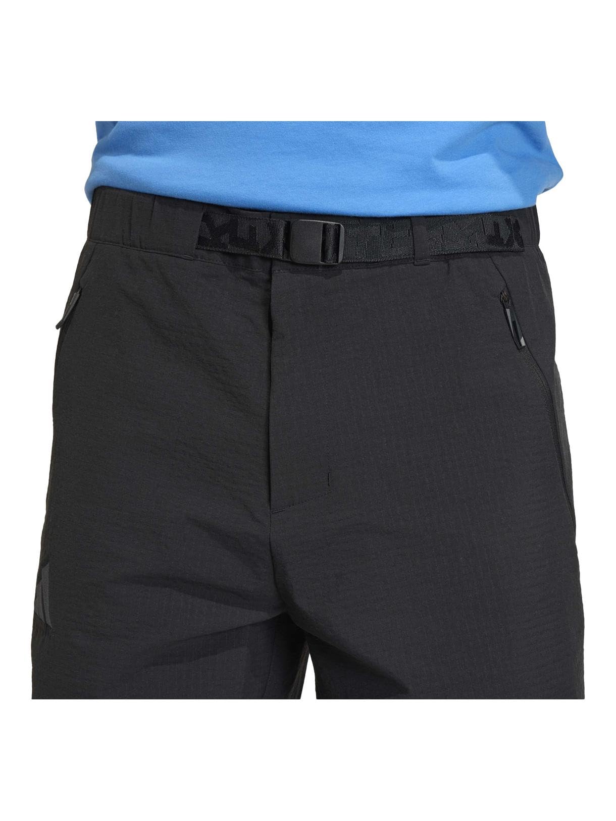adidas Xperior Mid Herren Trekking Shorts inkl. Gürtel Leichte, elastische Wandershorts mit recyceltem Material, hohem Bund
