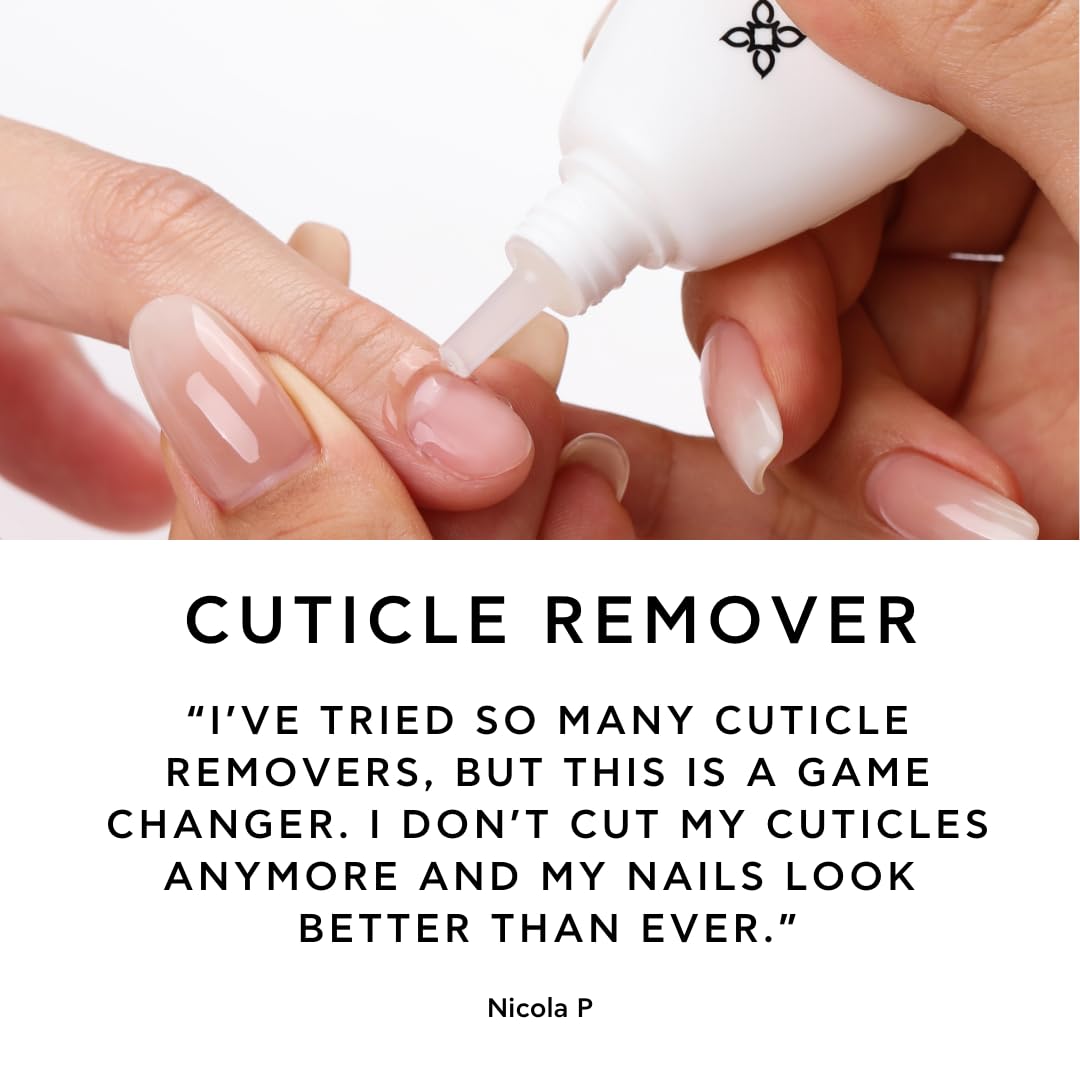 Bluesky Solvente per Cuticole 30g, Acido Ialuronico e Camomilla, Ammorbidente Pelle Morta ad Azione Rapida 15 Secondi per Preparazione Manicure Gel e Acrilico