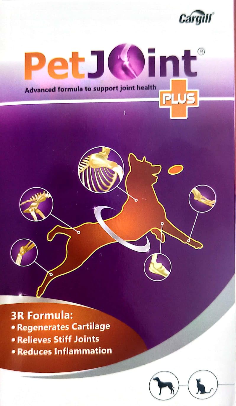 Petcare Petjoint Plus Advanced Formula to Support Joint Health 60 Tab for Dogs&Cats