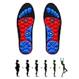 Magnetic Insoles, 1 Pair Shoe Insoles for Acupressure, Magnetic Insoles for Men and Women, Reflexology Orthopedic Insoles Plantar Fasciitis Foot Health Care (Black, 35-39)