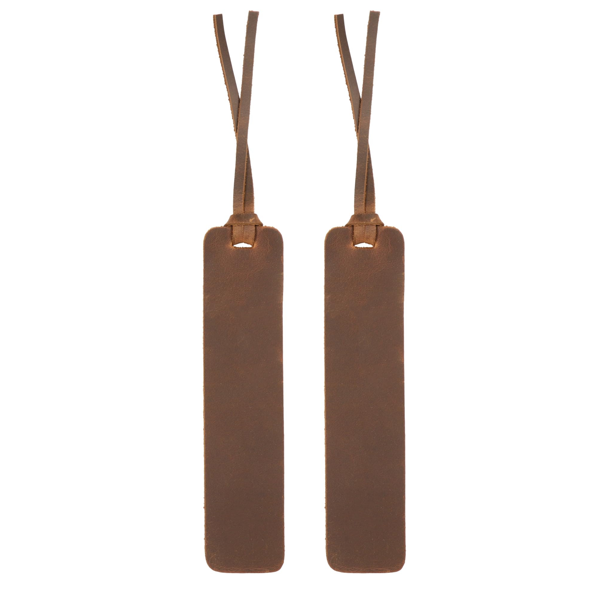 Londo Genuine Leather Bookmarks Set of 2 - Handmade Reading Accessories - Premium Leder Book Marks for Books