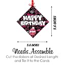 Balloonistics K-Pop Theme Birthday Hanging Decorations - Pack of 12 Double-Sided Cardstock Cutouts - Music Video Aesthetic Party Decor with Ribbons for Fans, Teens & Finger Heart Lovers (Hangings - Pack of 12) gallery image