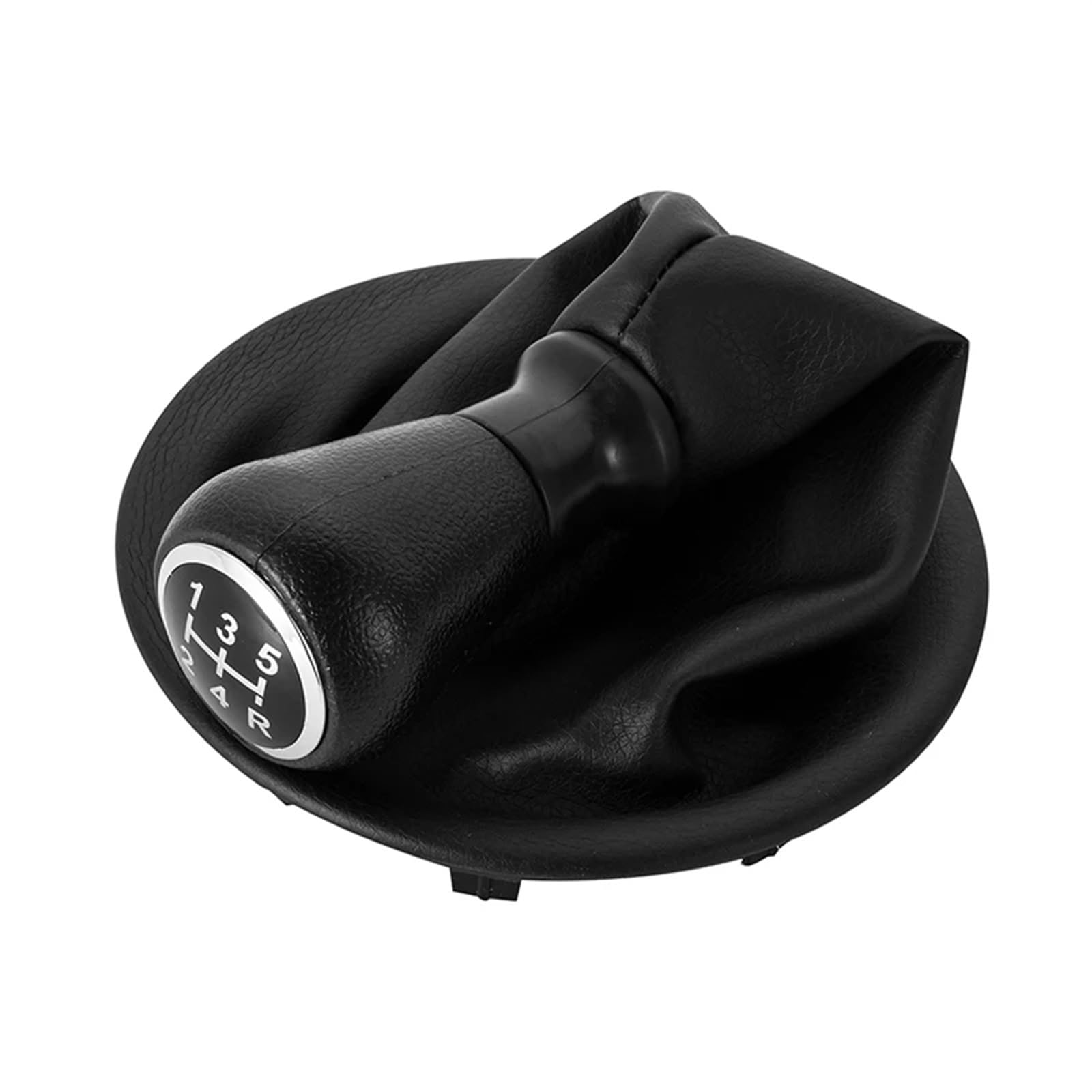 HSUKIHO Car Shift Knob Cover for Citroen for Berlingo III 2008- Car Gear Shift Knob Lever Shifter Stick Gaiter Boot Cover PU Leather(Style 2)