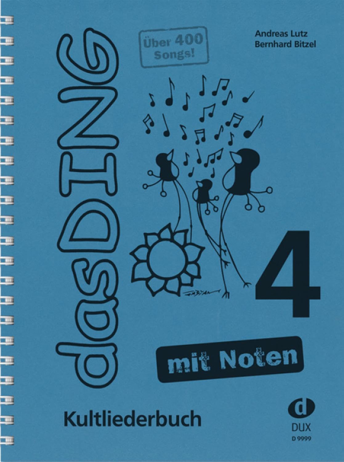 2x Band 4 des Kultliederbuchs 'Das Ding mit Noten' (Doppelpack) (D 9999, 9783868492477) + Mikrofaser-Reinigungstuch & 2 Pleks