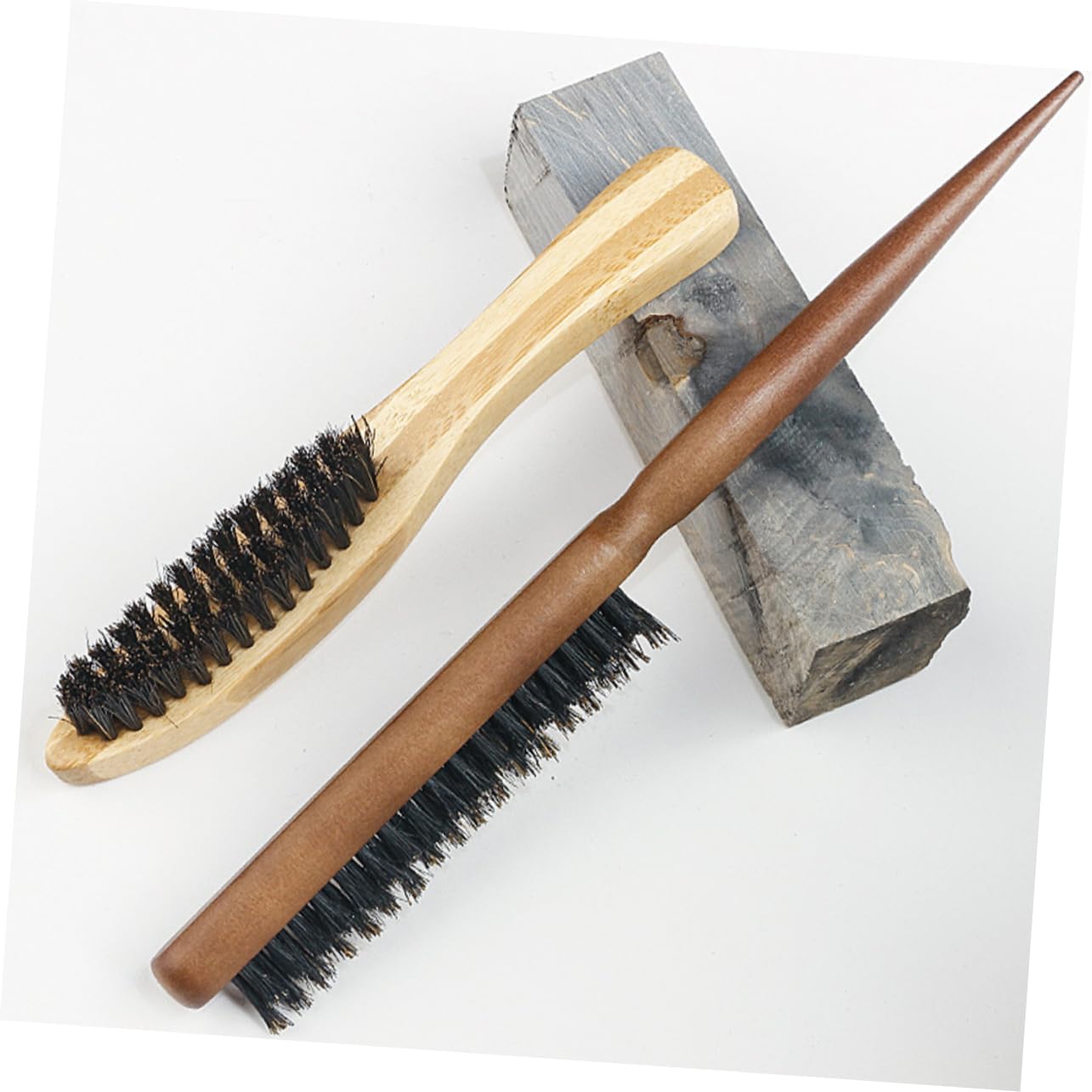 Healeved Men's Beard Grooming Brush Bristle Brush for Men's Beard Barber Shop Tool Hair Barber Tool