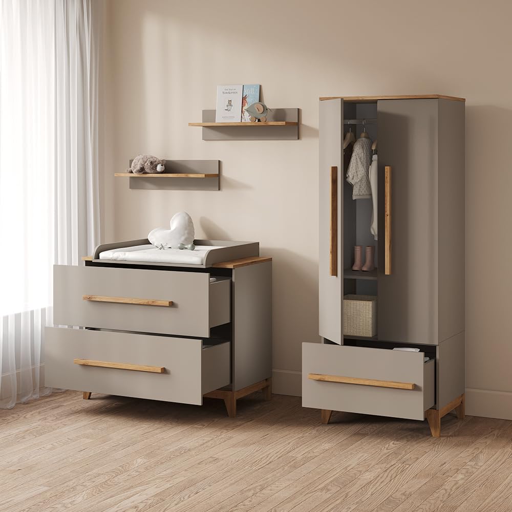 Livinity Guardaroba per bambini Mailo 70 x 186.8 cm con sedile a panchina