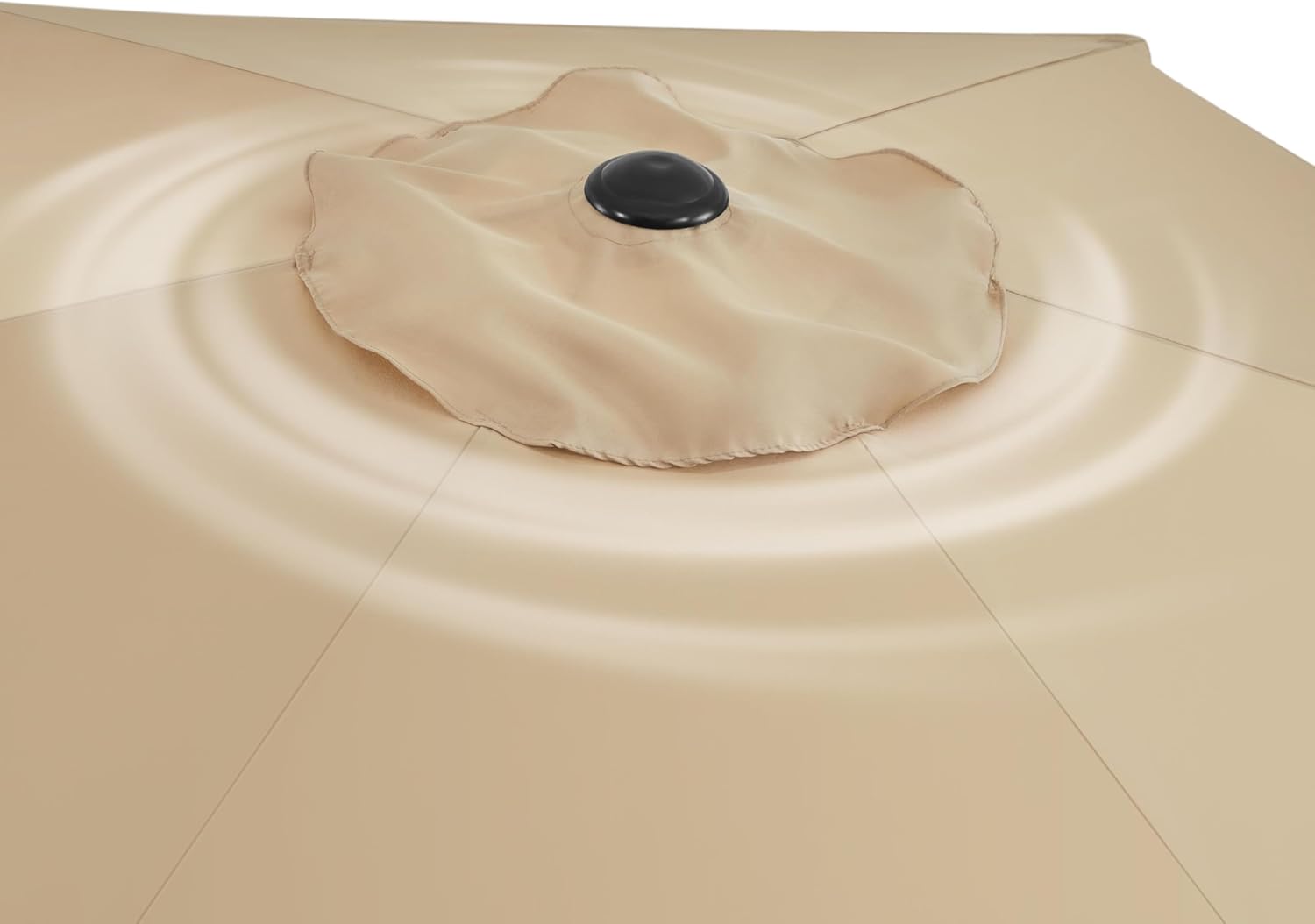 Yaheetech 2PCS Patio Umbrella, 9FT Market Table Umbrella with Ribs Push Button Tilt and Crank, Outdoor Sun Shade for Garden, Deck, Backyard, Pool, Beach Tan