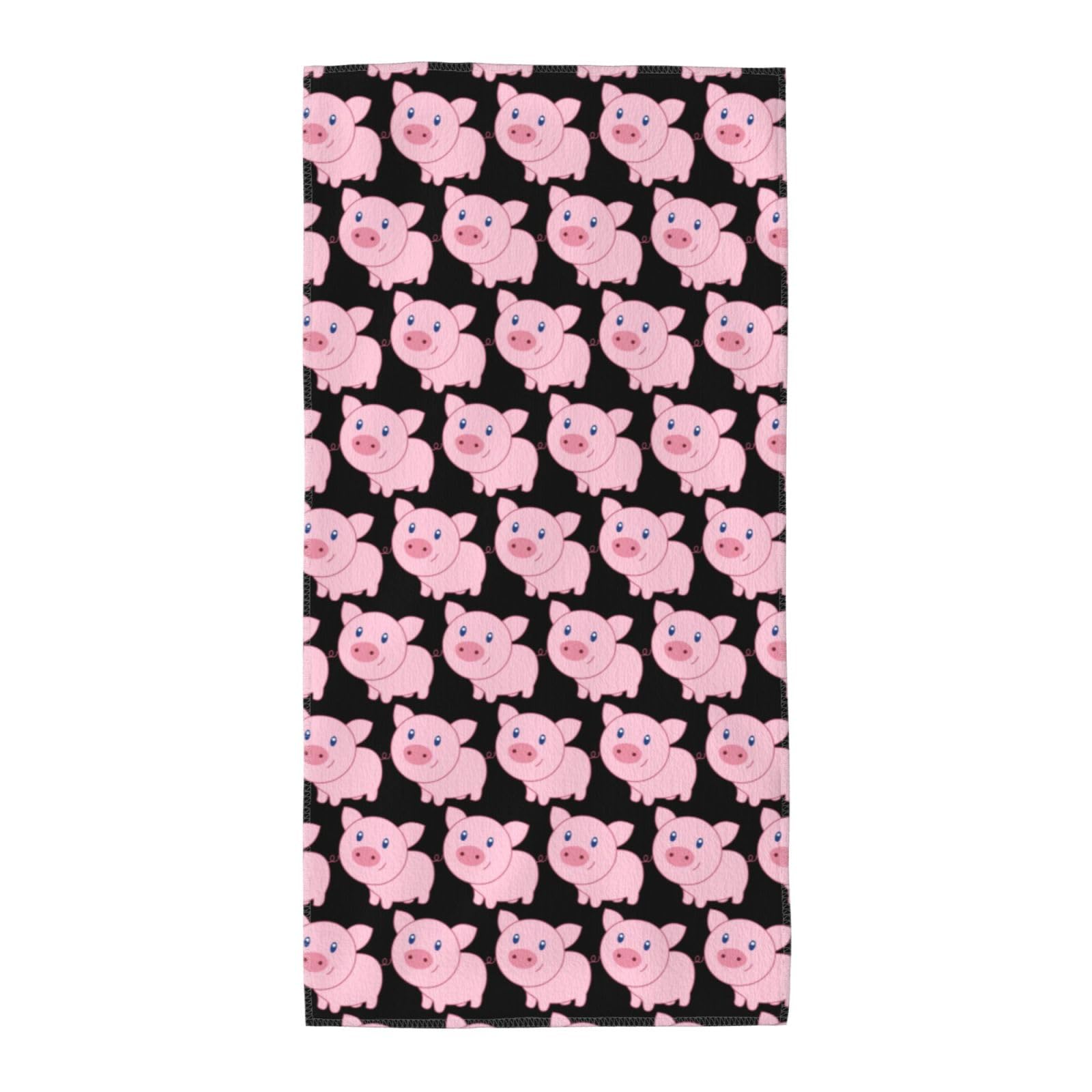 WYCZHY Cute Pig Printed Quick Dry Beach Towel For Camping Travel Vacation