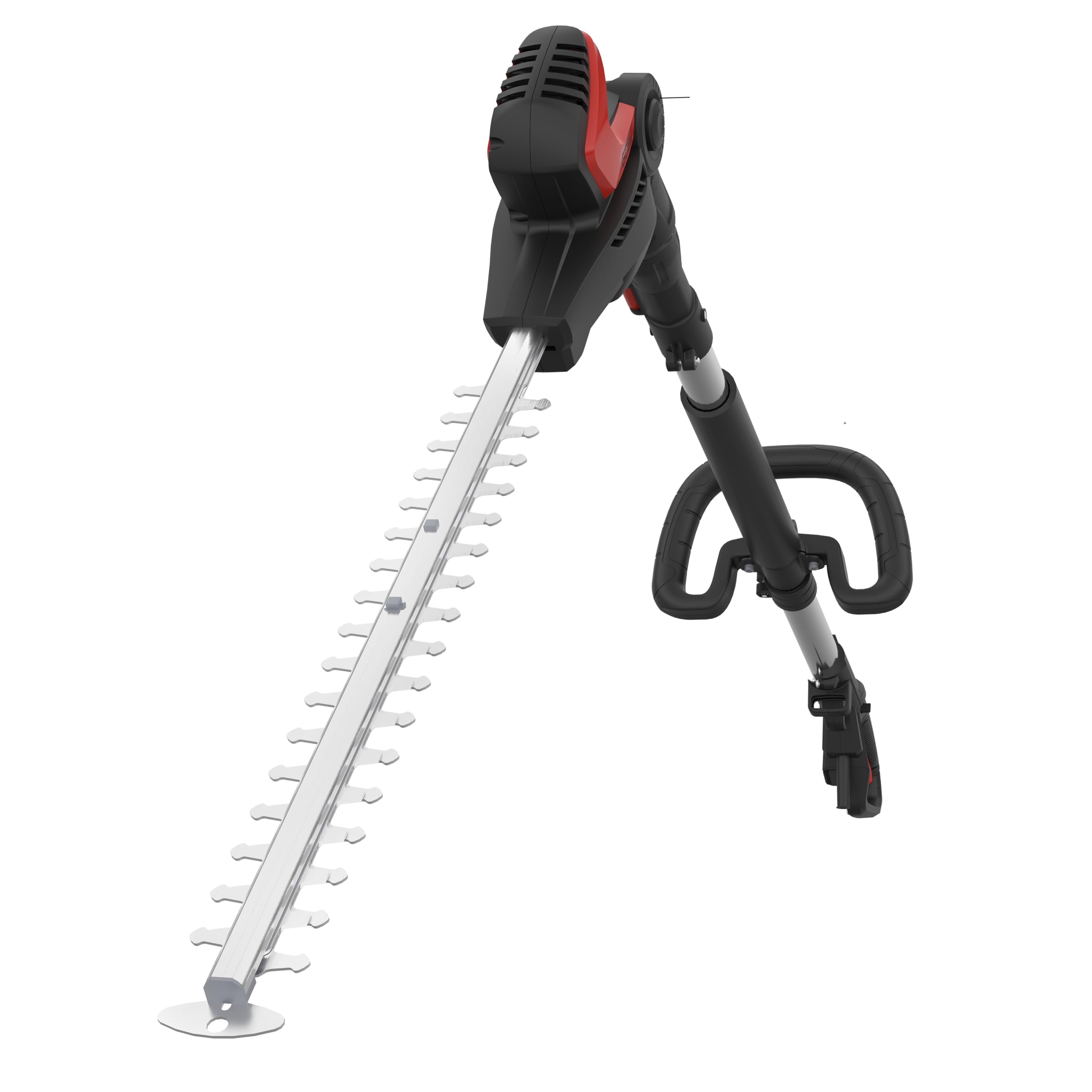 Güde GTHS 530-500 teleskopowe nożyce do żywopłotu, 230 V, moc silnika 500 W, długość cięcia 45 cm, grubość cięcia 1,8 cm, obrotowa głowica tnąca, długość całkowita do 2,6 m, szybkie zatrzymanie