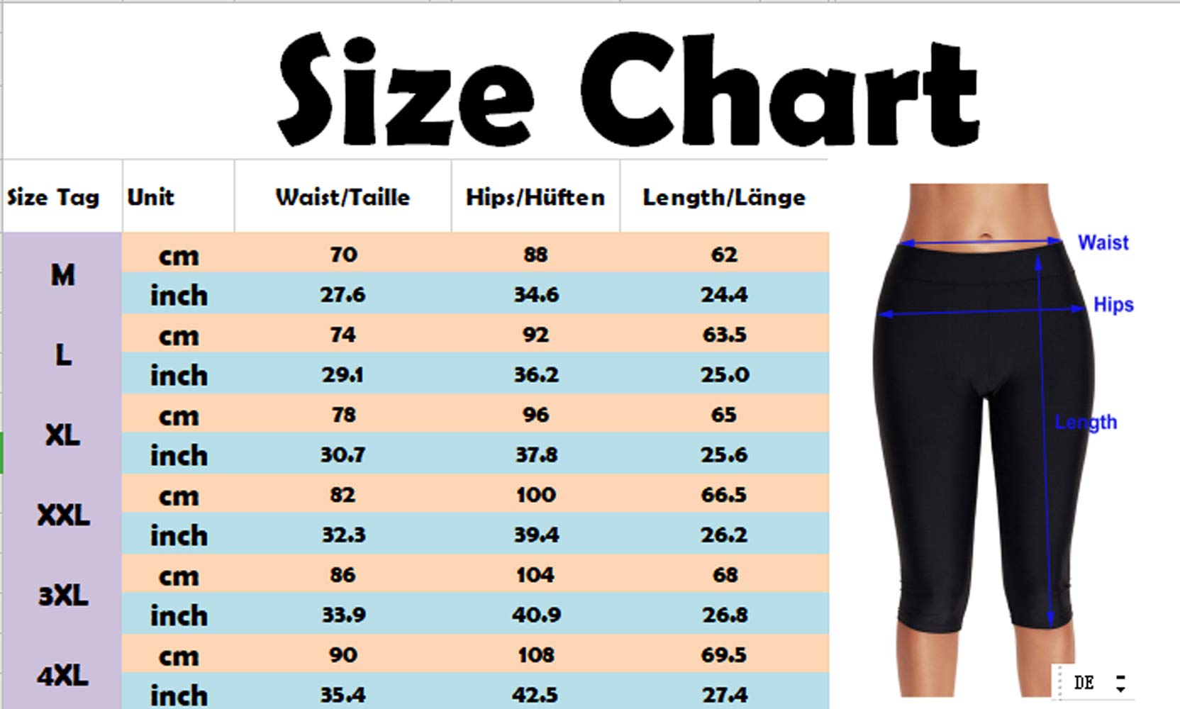 Viloree Leggings Corti Pantaloncini Donna