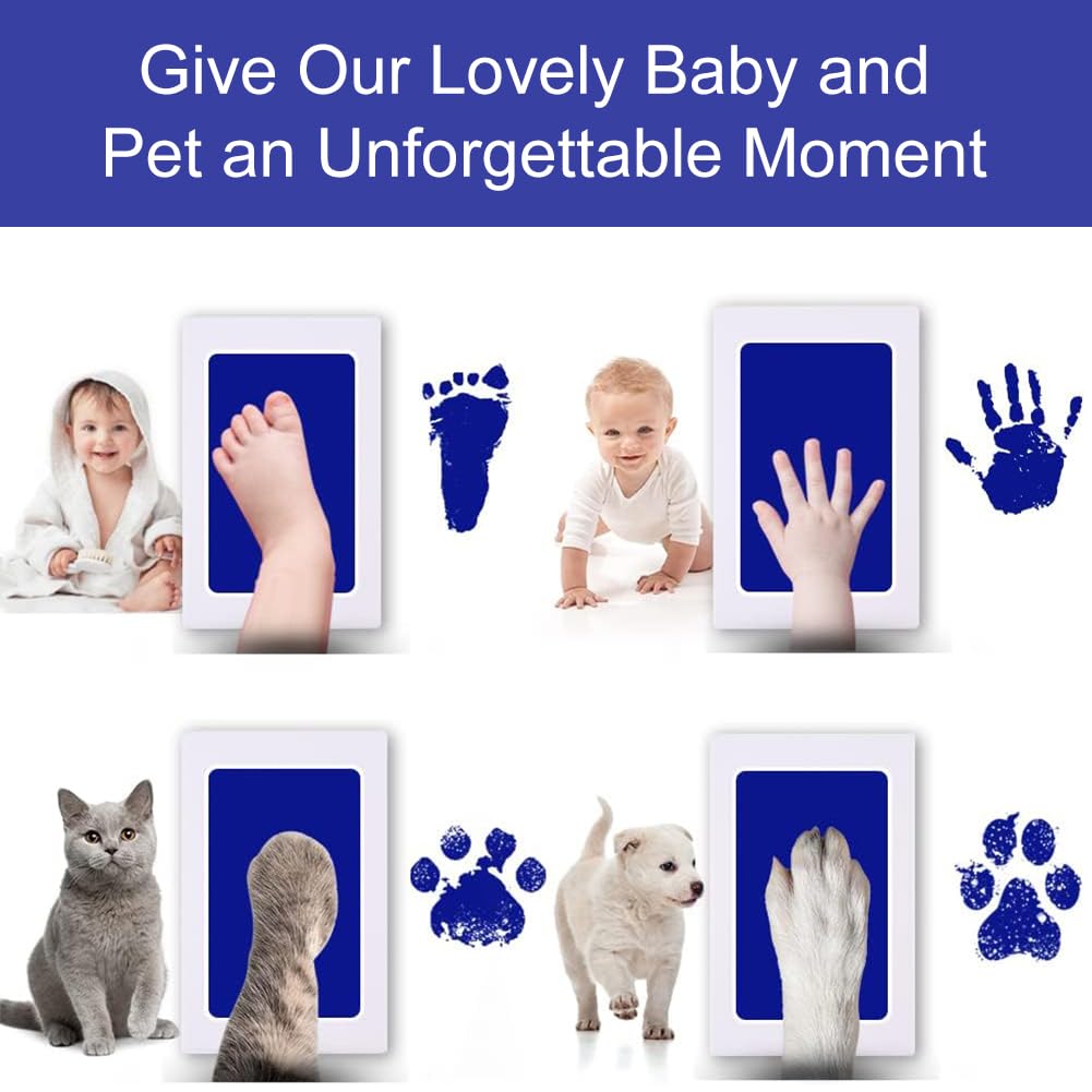 Kit Impronte Mani E Piedi Neonato - Senza Inchiostro Per Ricordi Sicuri - Foto 3