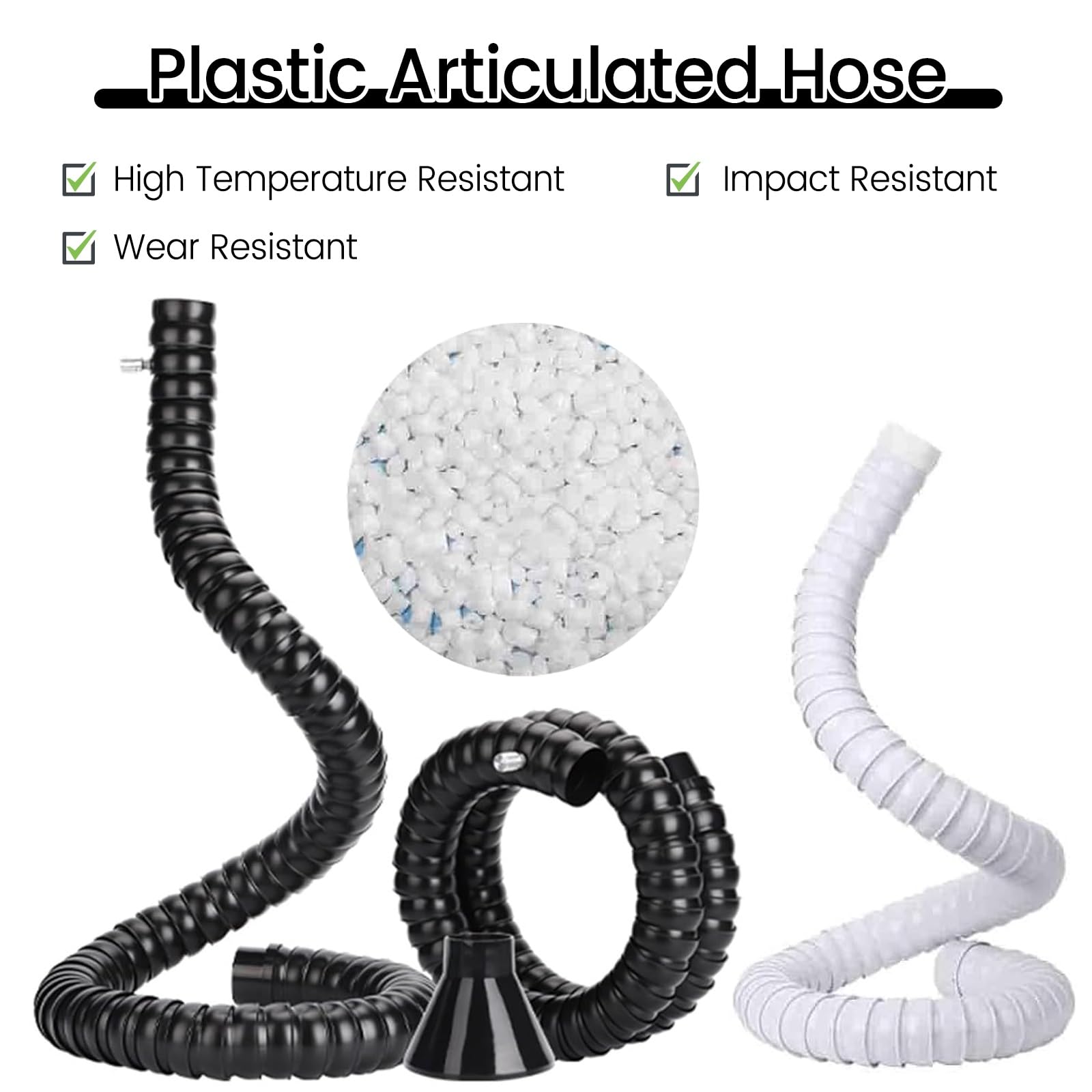 Braccio di aspirazione dei fumi di saldatura regolabile con cappuccio e ugello per la rimozione efficiente del fumo per officine Sistema di filtrazione dell'aria industriale Soluzione di ventilazione