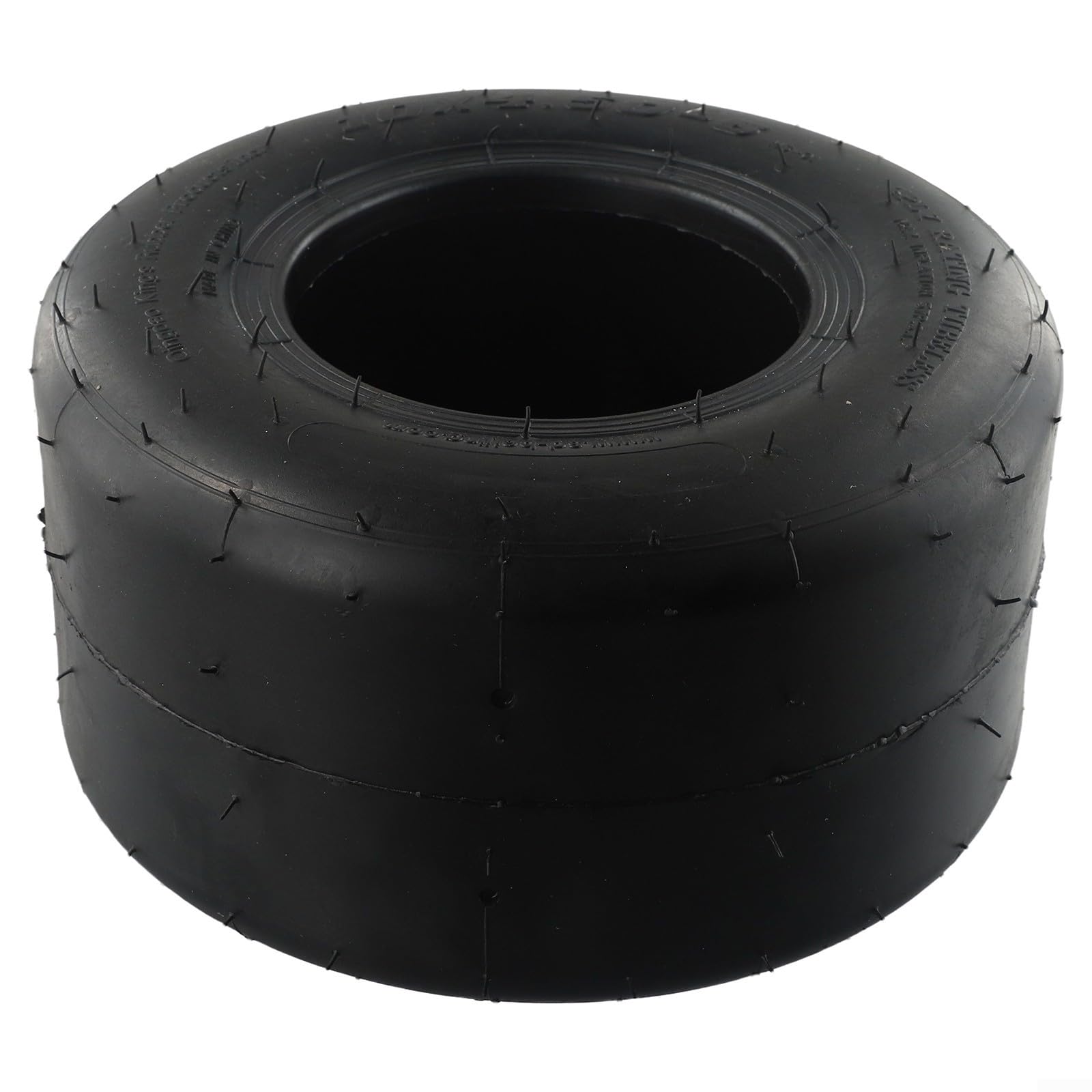 Pneus de karting durables pour remplacement idéal pour les applications sans chambre à air avant et arrière (10 x 4,50-5)
