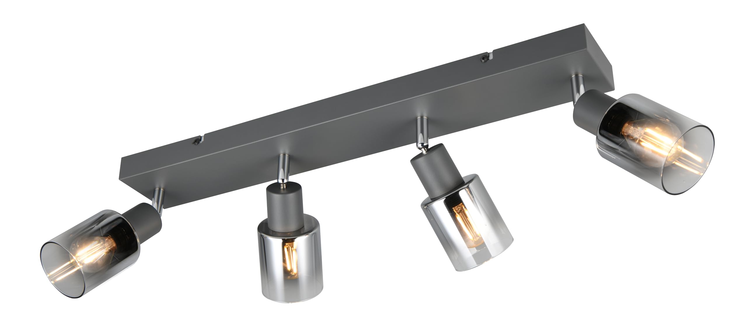 Reality Leuchten Cadiz Downlight, 4-Bulb, E14, Anthracite