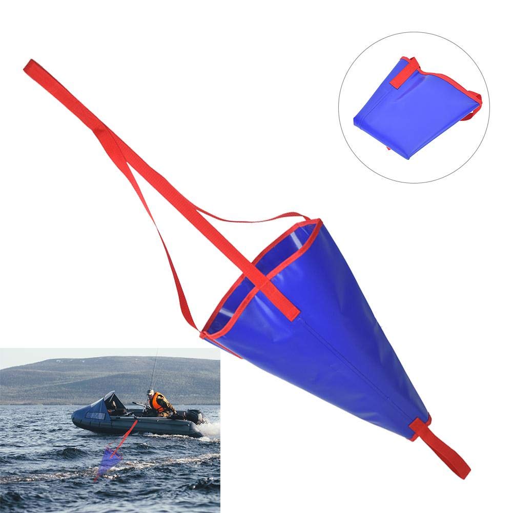 Alomejor Ancrage Marin Drogue PVC Frein ¨¤ Usage intensif ¨¤ Ancre Flottante Drogue utilis¨¦ pour ralentir Votre Bateau pour Le cano?-Kayak canotage