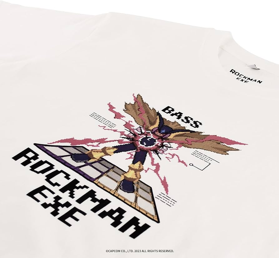 Amazon.co.jp: FANTHFUL ロックマンエグゼ FP012RME23 Tシャツ[白] S