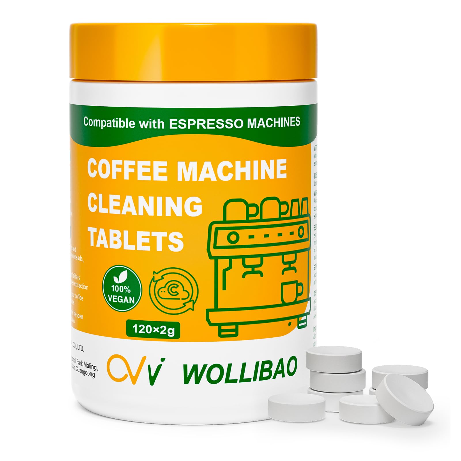 Espresso Cleaning Tablets for Ninja & Breville Espresso Machine, 120pcs