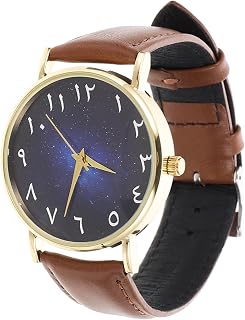 Relógio Feminino Relógio Masculino Relógio Relógio Decoração Azul Marinho Acabamento Em Aço Inoxidável Decoração Do Relógio Moda Cinto Relógio Adulto Relógio De Lazer Marrom