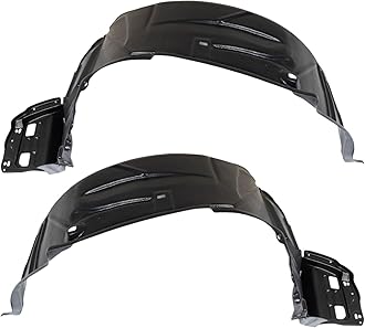 TRQ Inner Fender Liner Set Compatible with 2002-2004 Acura RSX AC1248105 AC1249105