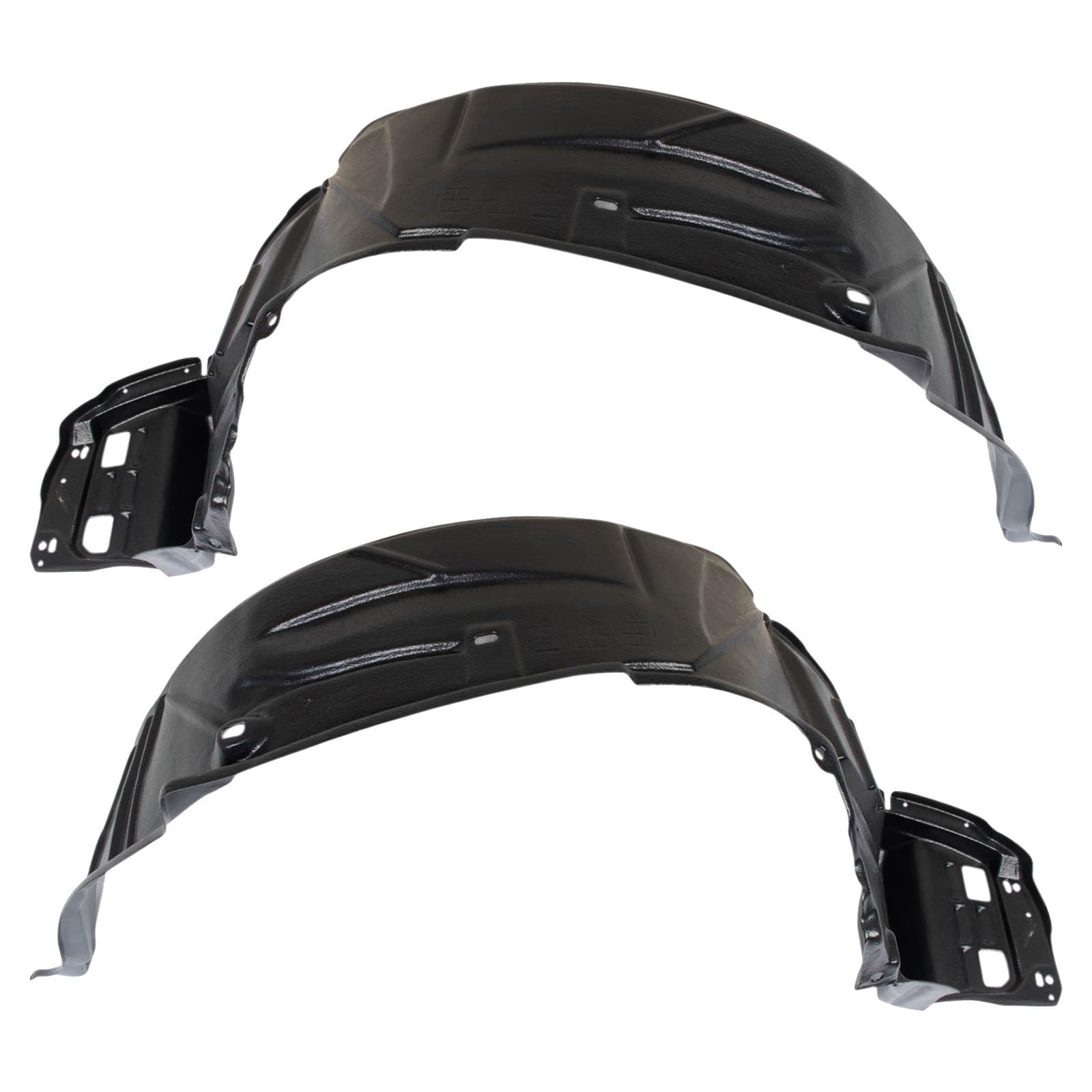 TRQ Inner Fender Liner Set Compatible with 2002-2004 Acura RSX AC1248105 AC1249105