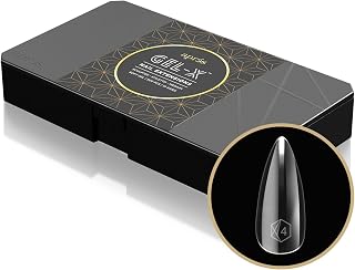 Apres Nail Gel-X Sculpted Stiletto Medium Box of Tips | 500 Gel-X Tips | Premium Quality | 10 Sizes 0-9 | No Size 00 Included | 2022 Version