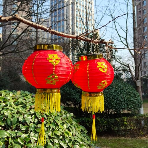 2024 Chinese Red Lanterns, 2pcs