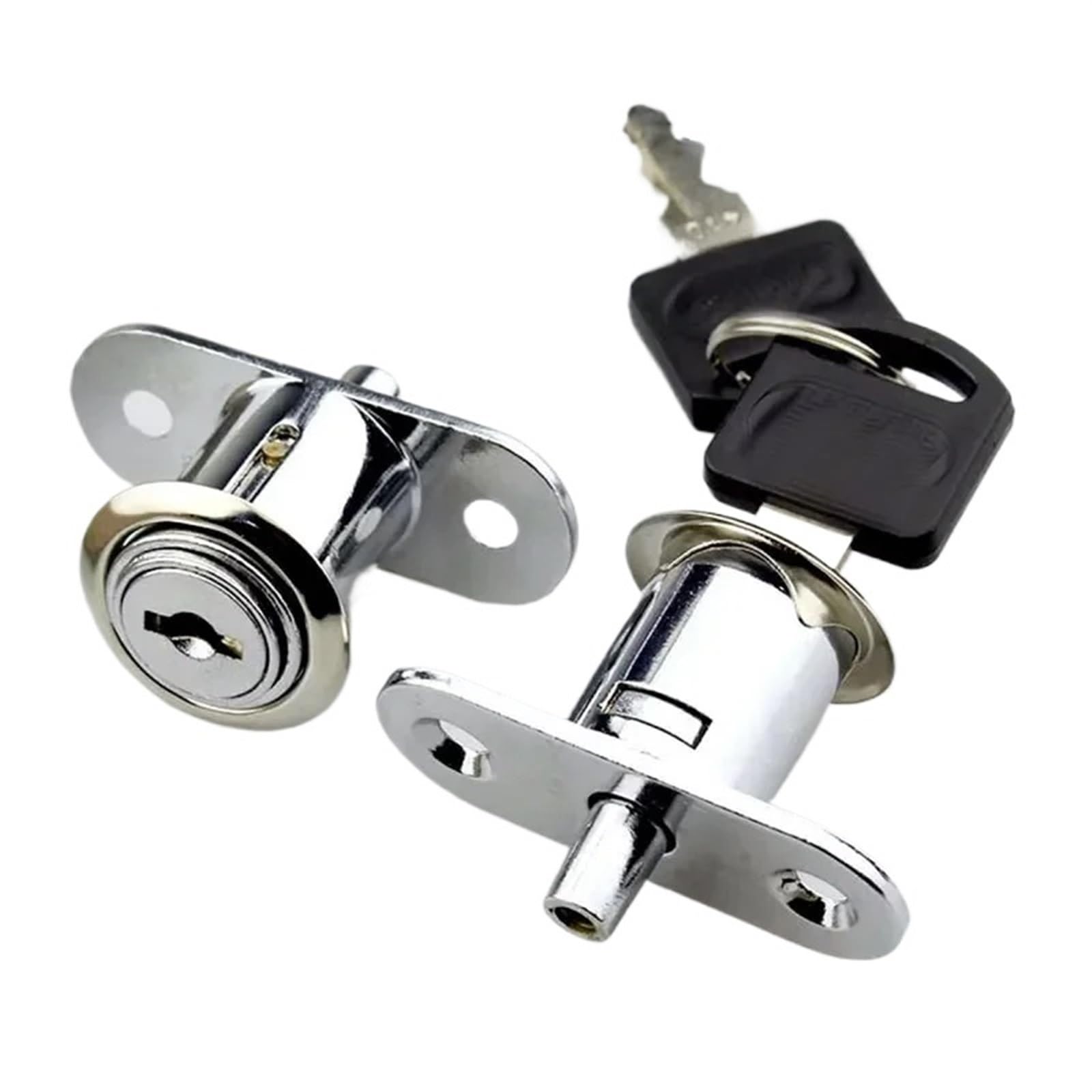 Wpoiyhgby 23Mm Useful Cam Cylinder Locks 23/32Mm Tongue Door Bolt Latch Wooden Cinet Wardrobe Sliding With Key Alloy Furniture Hardware 1Pcs