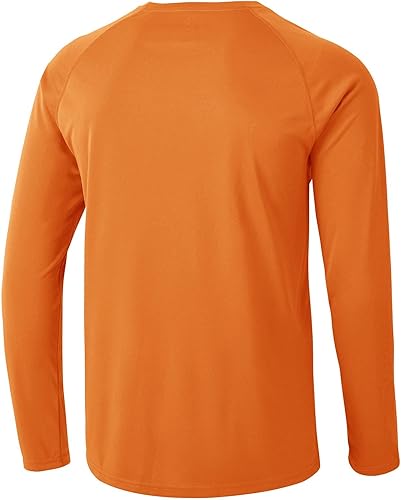 Miniatura 2 de Rdruko Camisas de senderismo para hombre, manga larga, protección solar UPF 50+, secado rápido, para viajes al aire libre, pesca, atléticas