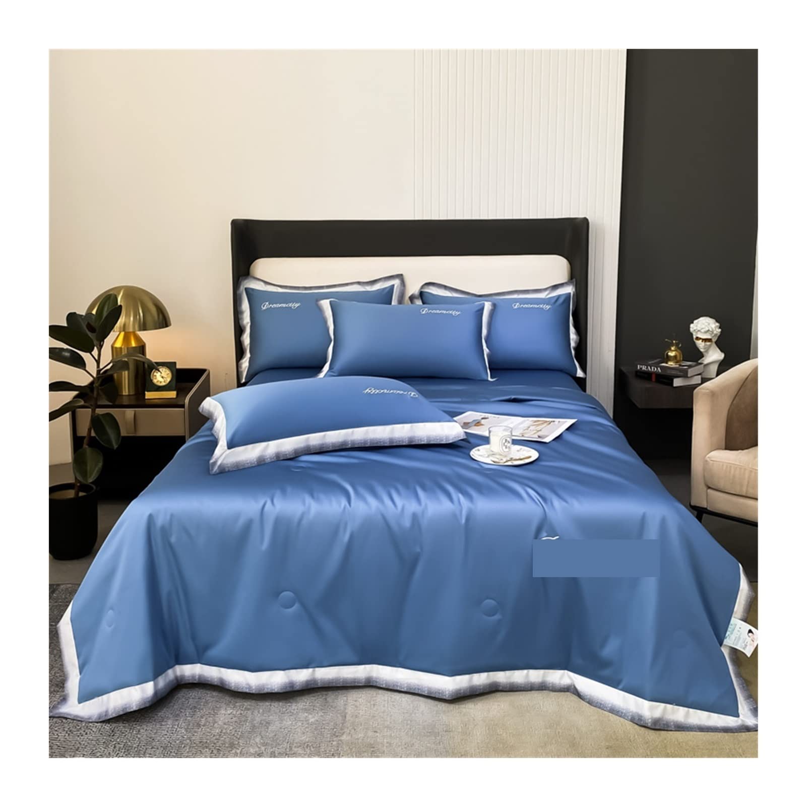 EBzvblxm Cooling Blanket for Summer, Cooling Summer Quilt Blanket Multicolor Multiple Sizes(Binlilan,Queen 200x230cm)
