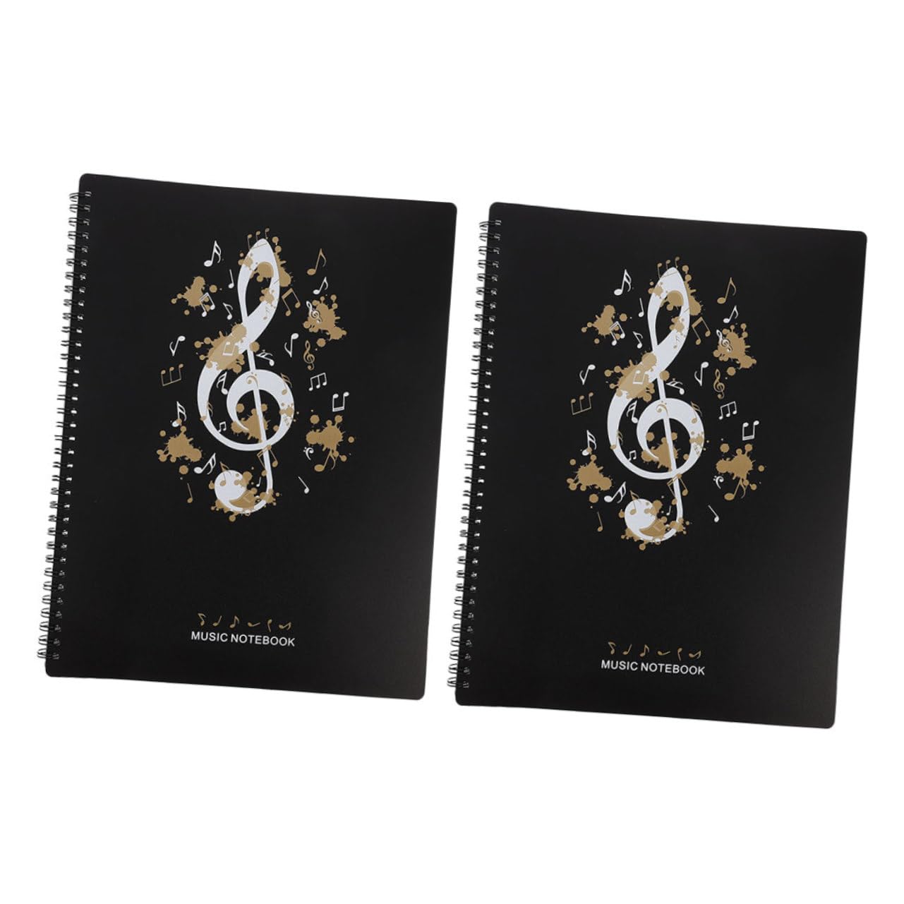 Nero Raccoglitore Porta Spartiti Musicali Pp 30 Pagine 2 Pezzi, A4