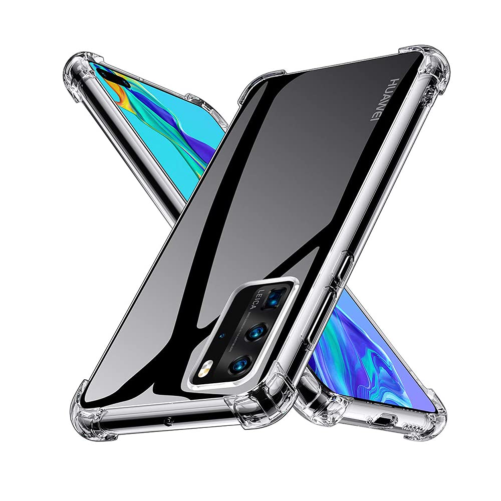 Soft TPU Bumper cover Case for Huawei P40 Pro, Crystal Clear Case for Huawei P40 Pro
