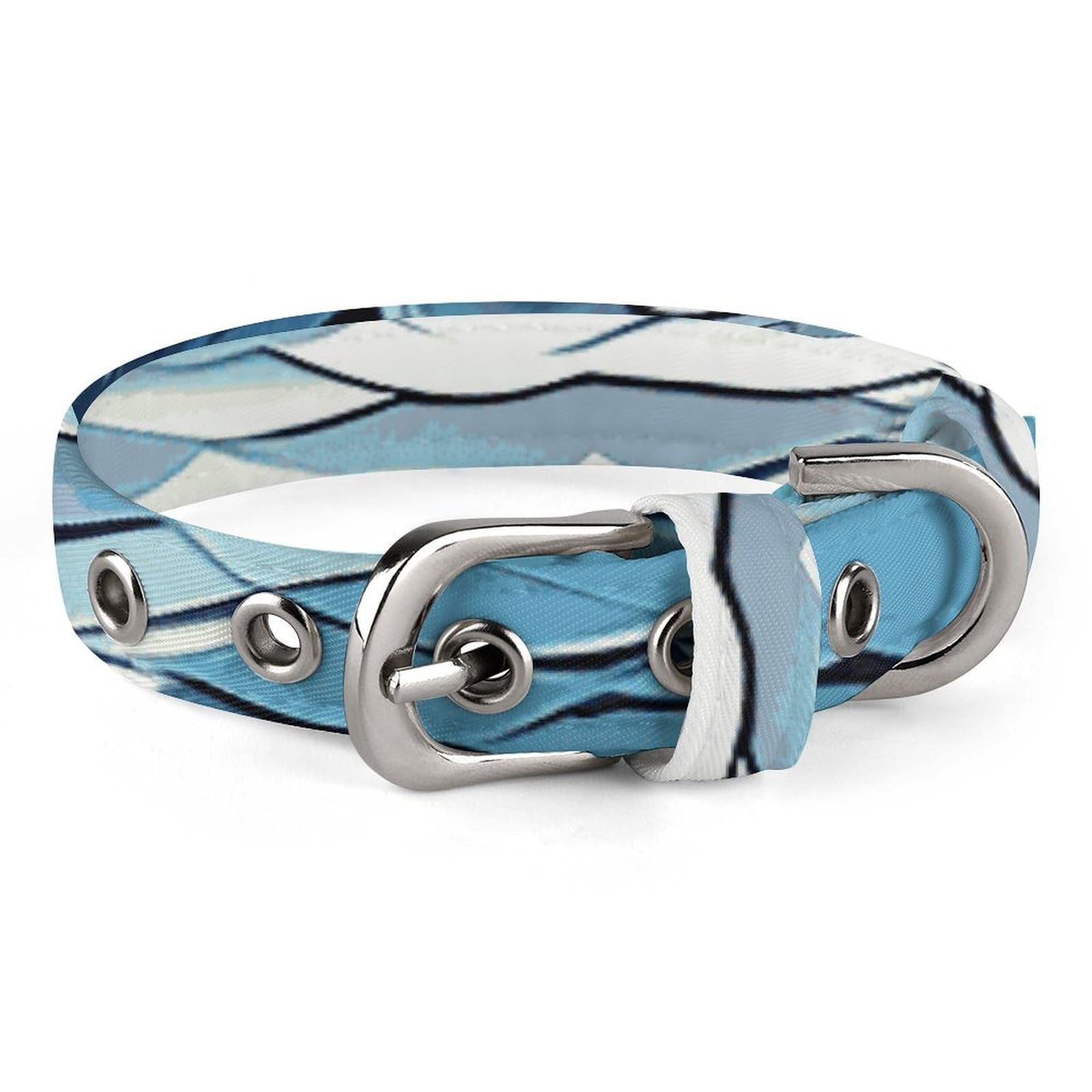 Collier chien réglable style maritime aux finitions soignées pour petits canidés