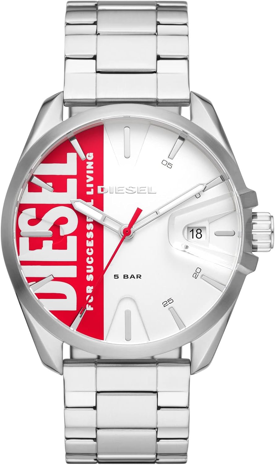 Amazon | Diesel メンズ MS9 クロノグラフ クォーツウォッチ One Size