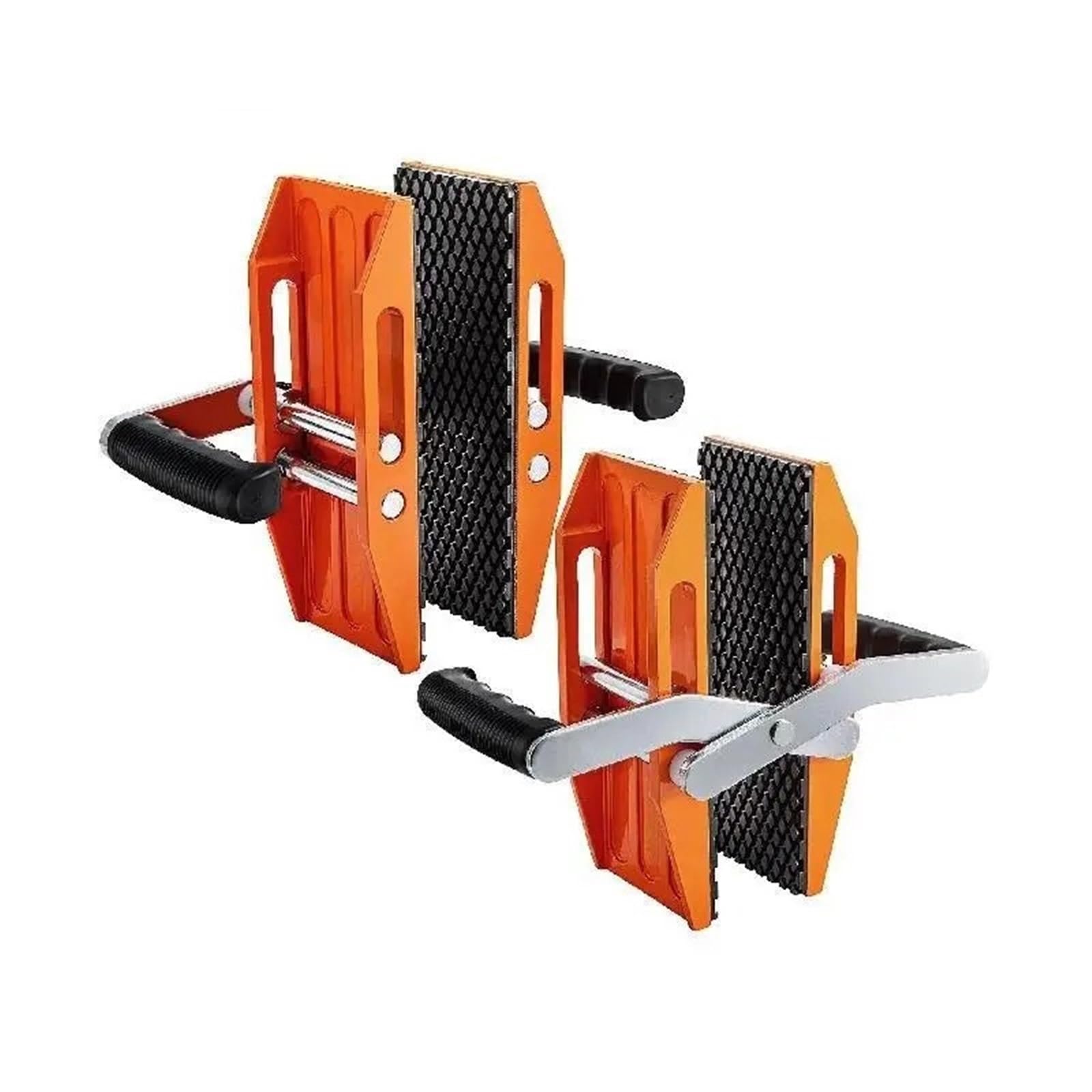 Pinze per Sollevamento Pietre 2PCS 50/60mm Granite Carrying Clamps Double Handed with Rubber Glass Stone Slab Lifting Tools for Ceramic Marble Carry(0-50MM)