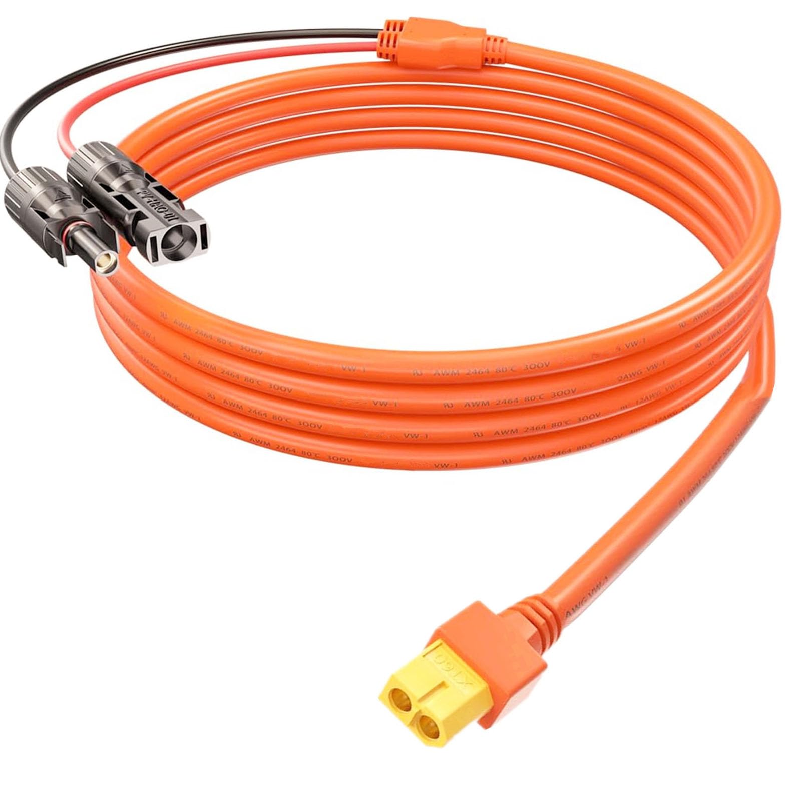 Amazon.co.jp: MC4コネクタ MC4からXT60ソーラー充電ケーブル 12AMG