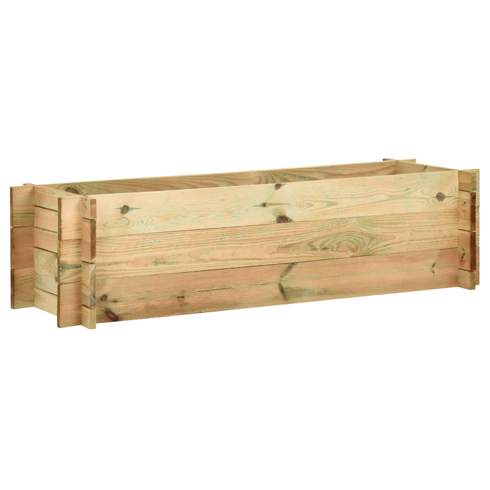 Lit végétal en bois 120 cm pour potager de balcon et aménagement terrasse