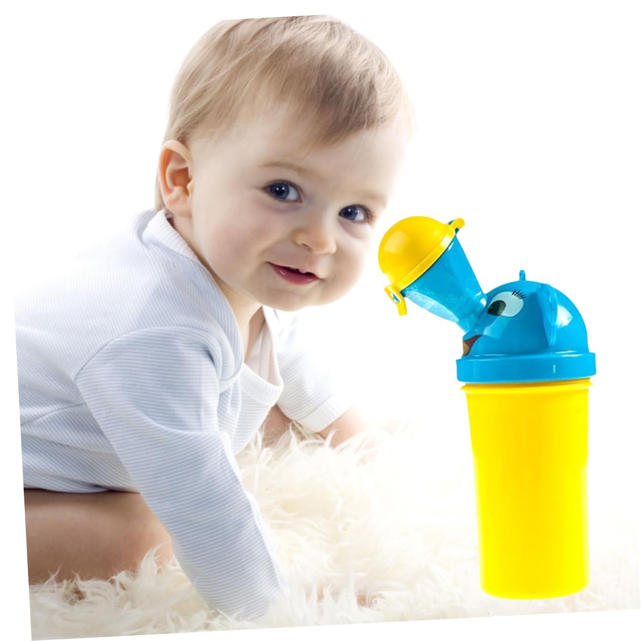 TOYANDONA 2 Pezzi Vasino Portatile Orinatoio Per Bambini Ragazzi Orinatoio Tazze Portatili Per Vaso Camera Con Coperchio Bottiglia Per Per Bambini Vasino Wc Training Bambino