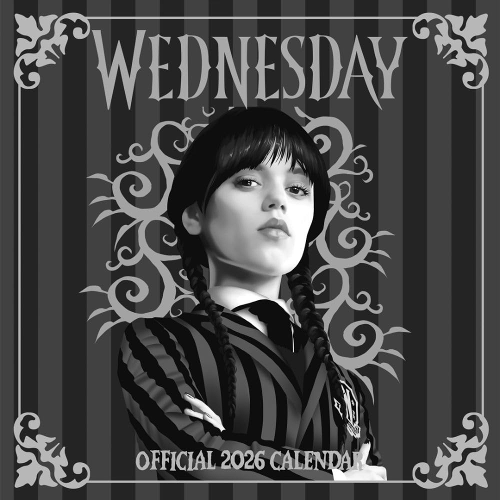 2026 CALENDAR WEDNESDAY MONTH TO VIEW SQUARE WALL CALENDAR OFFICIAL PRODUCT